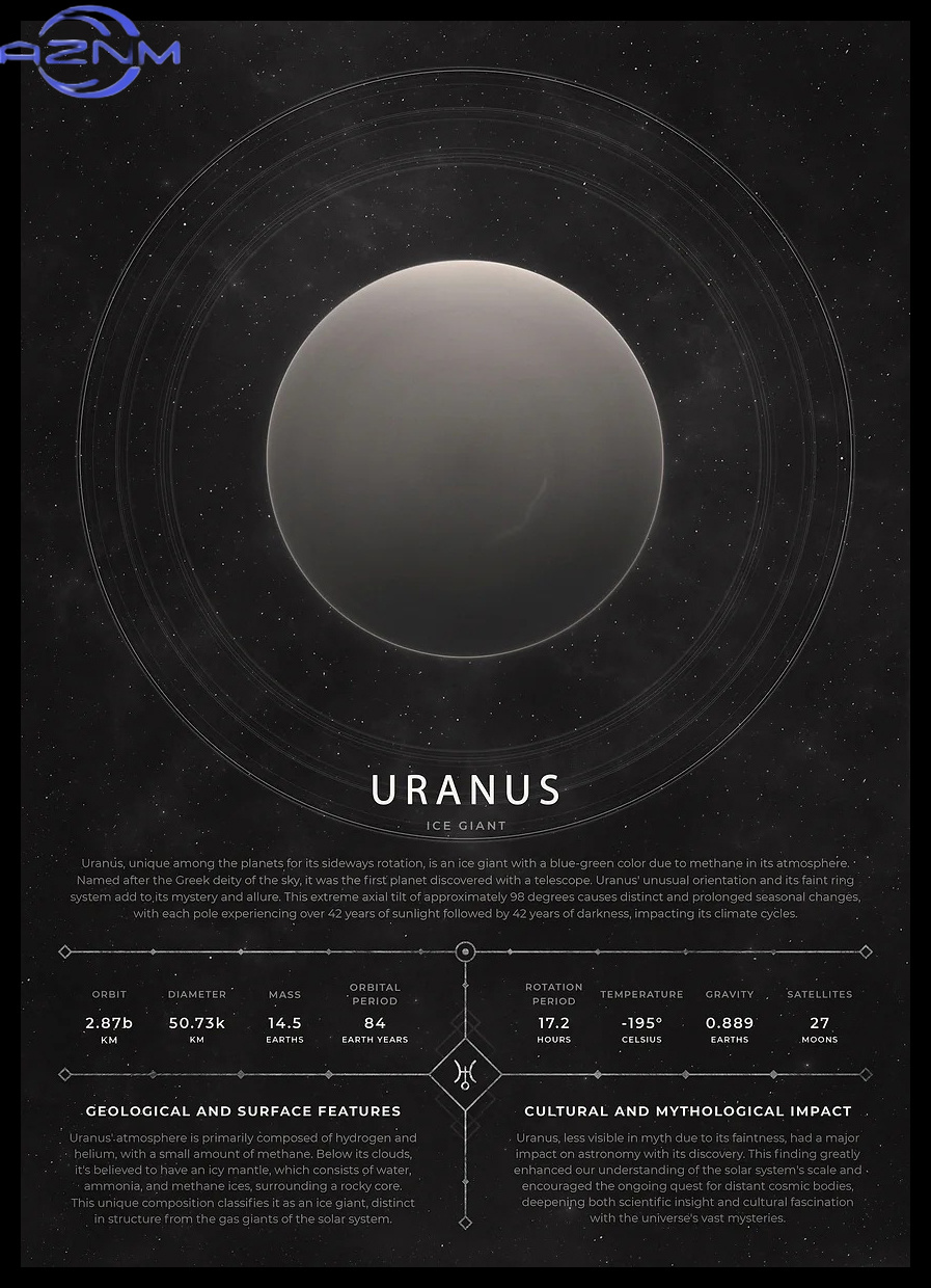 AZNM Póster espacial de estilo - Star Map Poster reseña y precio